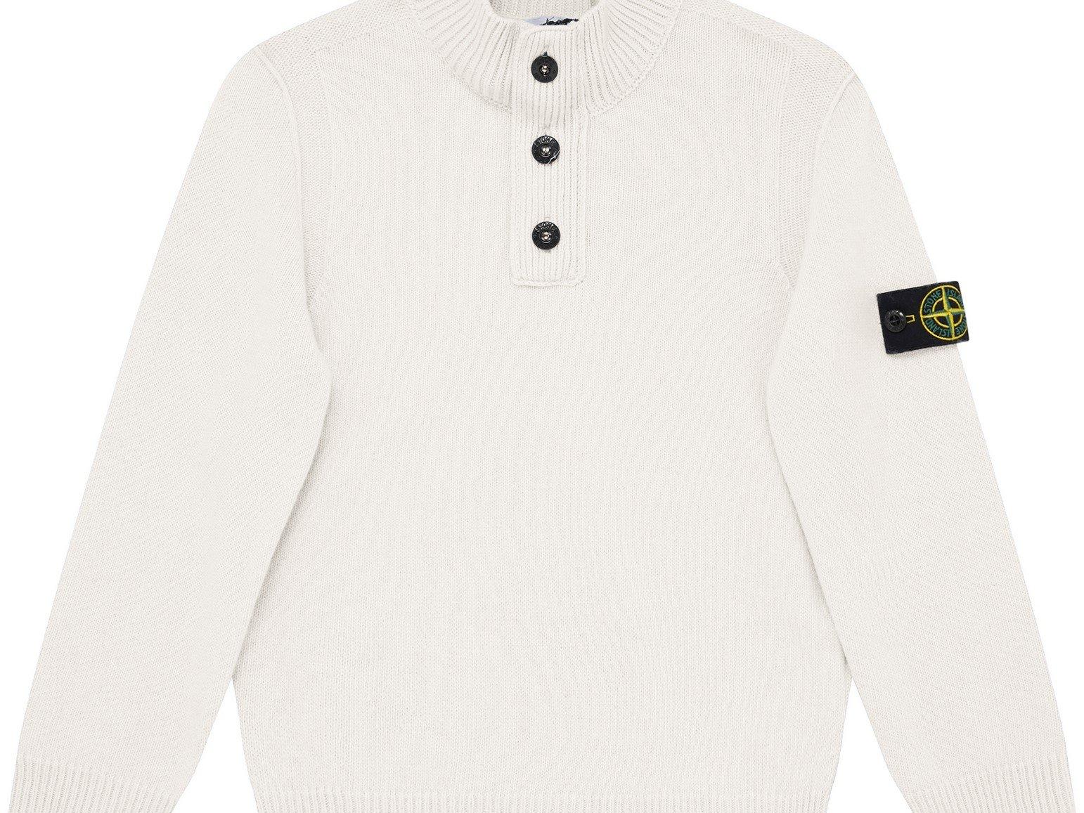 Stone Island | Junior Button Up Knit | Knitted Tops | Cruise Stone Island | Junior Button Up Knit | Knitted Tops | Cruise